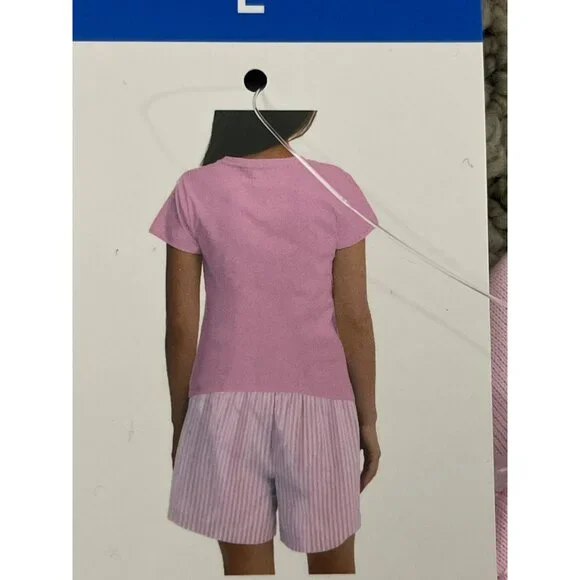 Keith Haring Pink Love Tee & Boxer Lounge Pajama Set Large NWT - Picture 6 of 8